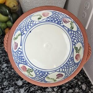Vintage Darcy Margesson Stoneware Pottery  Platter  Casserole Deep‎ Dish
